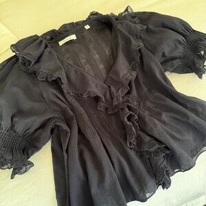 DOEN top , size S, black